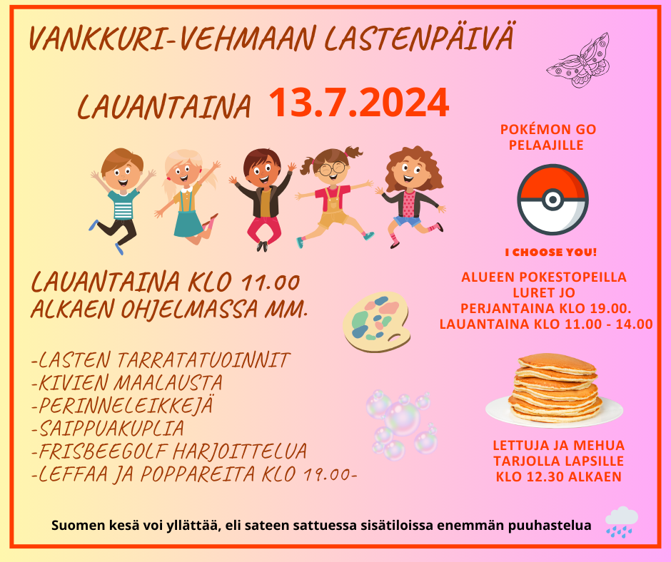 Lastenpäivän ohjelmaesite